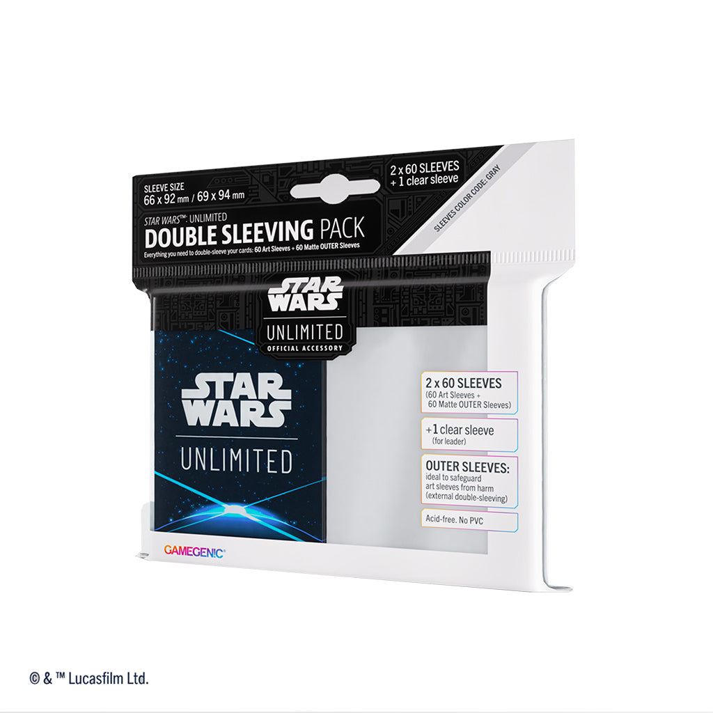 SW Unlimited Art Sleeves Double Sleeving Pack - Space Blue