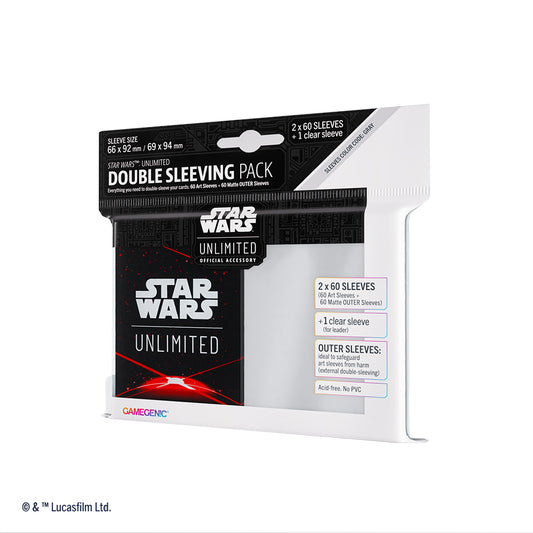 SW Unlimited Art Sleeves Double Sleeving Pack - Space Red