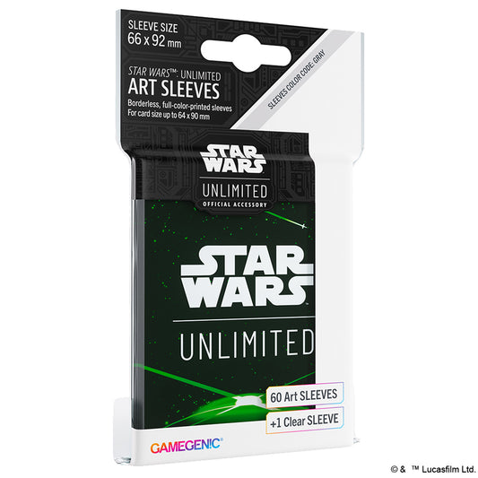 SW Unlimited Art Sleeves - Card Back Green