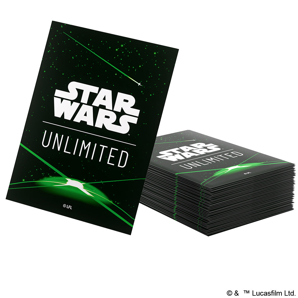 SW Unlimited Art Sleeves - Card Back Green