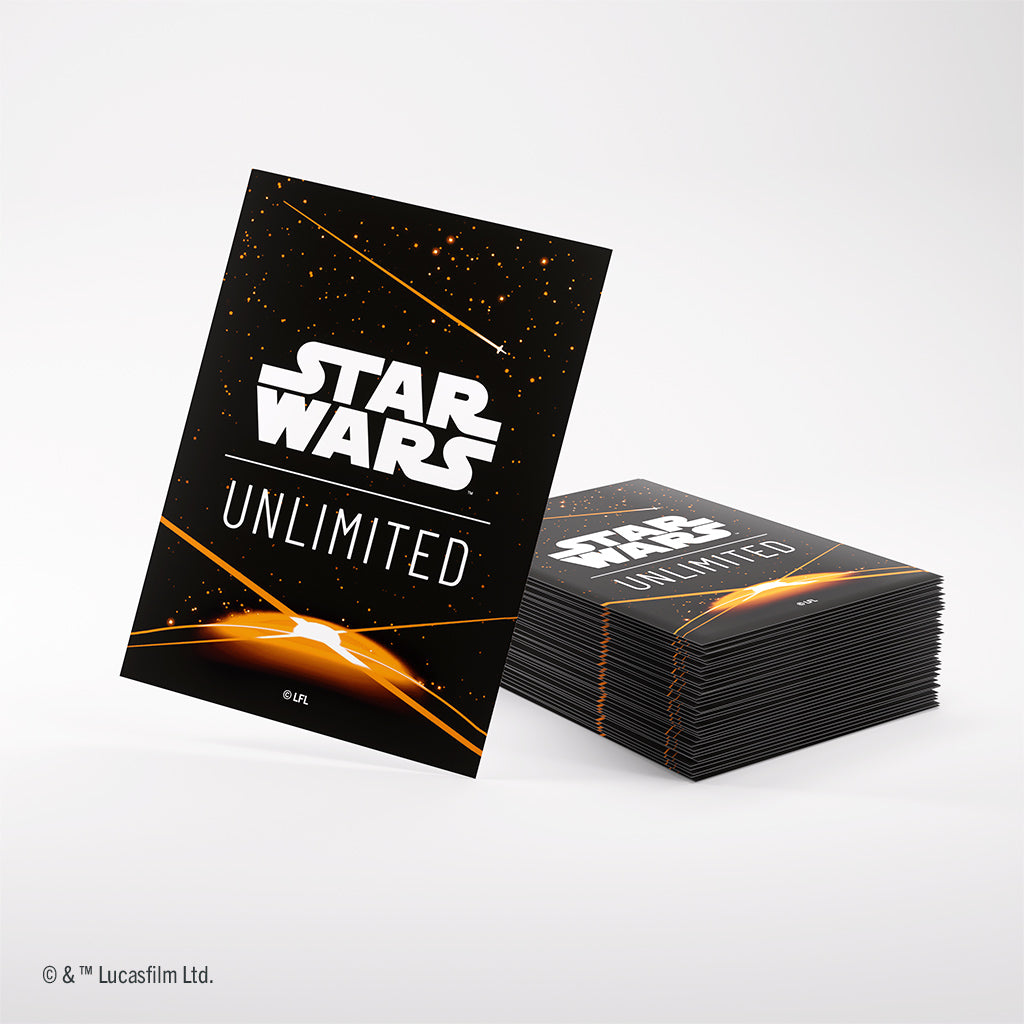 SWU Premium Art Sleeve Card Back Orange SWU Premium Art Sleeve Card Back Orange