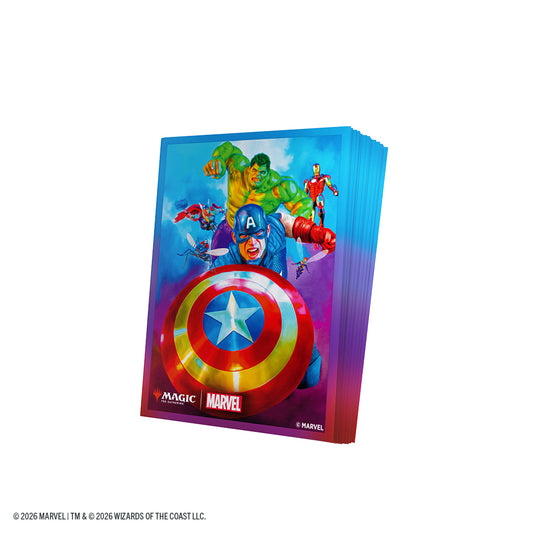 Marvel Super Heroes Premium Art Sleeves - Captain America, Team Leader