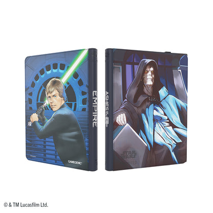 Star Wars: Unlimited Zip-Up Album 18-Pocket - Jedi Luke Skywalker & Emperor Palpatine