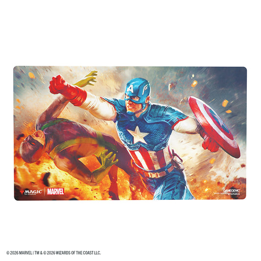 Marvel Super Heroes Prime Playmat - Captain America, Super-Soldier