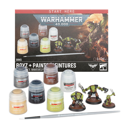 WH40K: Ork Boyz + Paint Set