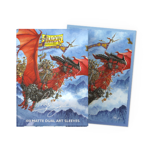 Dragon Shields: Matte Dual Art Sleeves - The Raid (100)