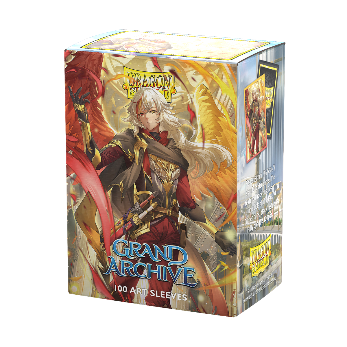 Dragon Shields: Matte Dual Art Sleeves - Grand Archive - Azrael, Archangel of Materia (100)