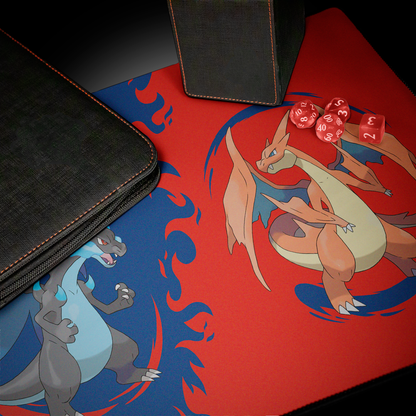 Pokemon Playmat - Mega Charizard X & Y