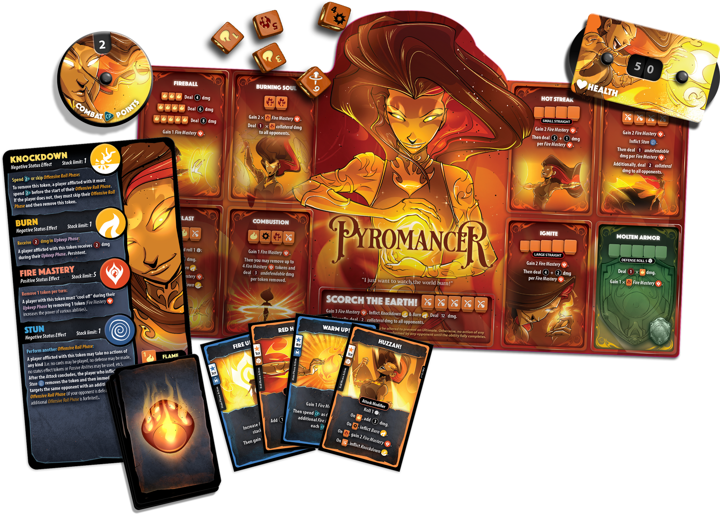 Dice Throne Hero Pack - Pyromancer