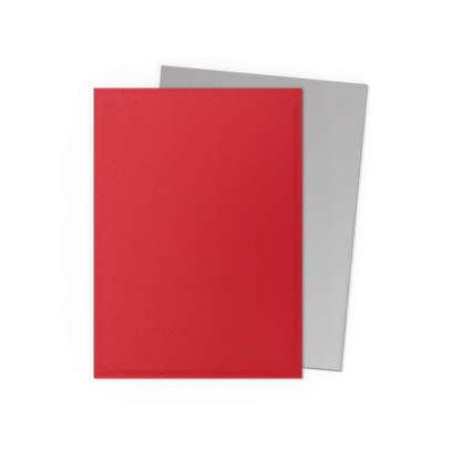 Dragon Shields: Matte Dual - Crimson & Silver (100)