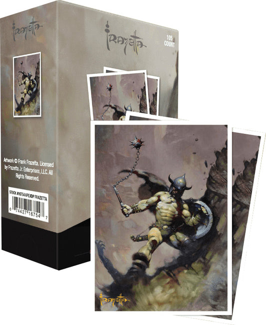 Frank Frazetta Warrior with Ball and Chain 105ct Apex Deck Protector Sleeves