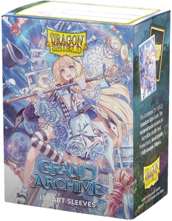 Dragon Shields: Matte Dual Art Sleeves - Grand Archive - Alice, Golden Queen (100)