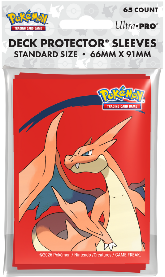 Deck Protector Sleeves - Mega Charizard Y 65ct