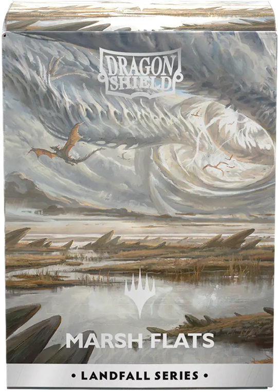 Dragon Shields: Matte Dual Art - MTG - Landfall Series - Marsh Flats