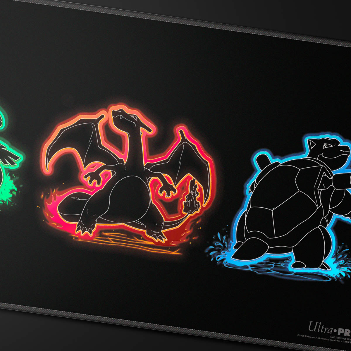 Pokemon Neon Kanto Foil Playmat