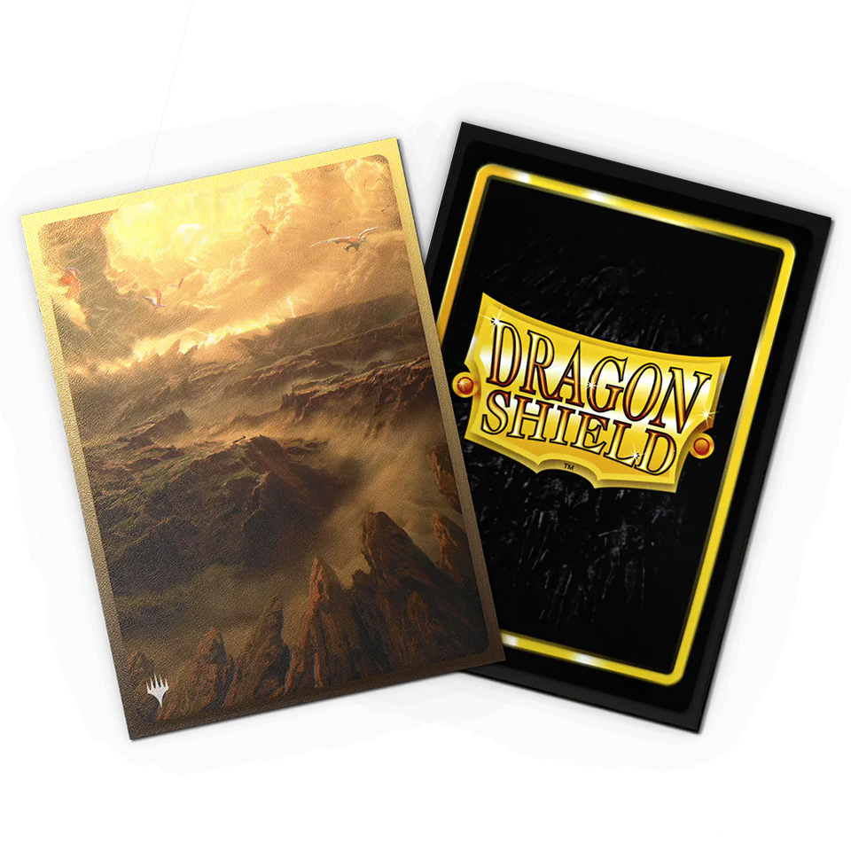 Dragon Shields: Matte Dual Art - MTG - Landfall Series - Arid Mesa