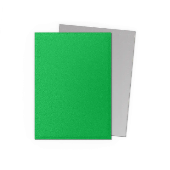 Dragon Shields: Matte Dual - Apple Green & Silver (100)