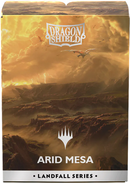 Dragon Shields: Matte Dual Art - MTG - Landfall Series - Arid Mesa