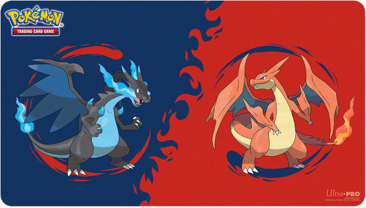 Pokemon Playmat - Mega Charizard X & Y