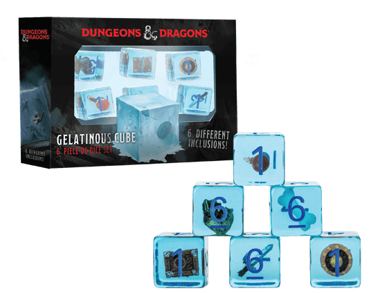 D&D Gelatinous Cube 6 Dice Set