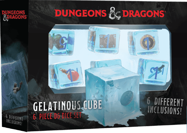 D&D Gelatinous Cube 6 Dice Set