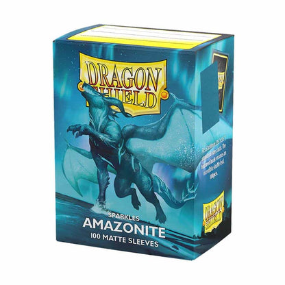 Dragon Shields: Matte Sparkles - Amazonite (100)