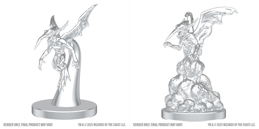 Dungeons & Dragons: Nolzur's Marvelous Unpainted Miniatures - Ice Mephit & Dust Mephit