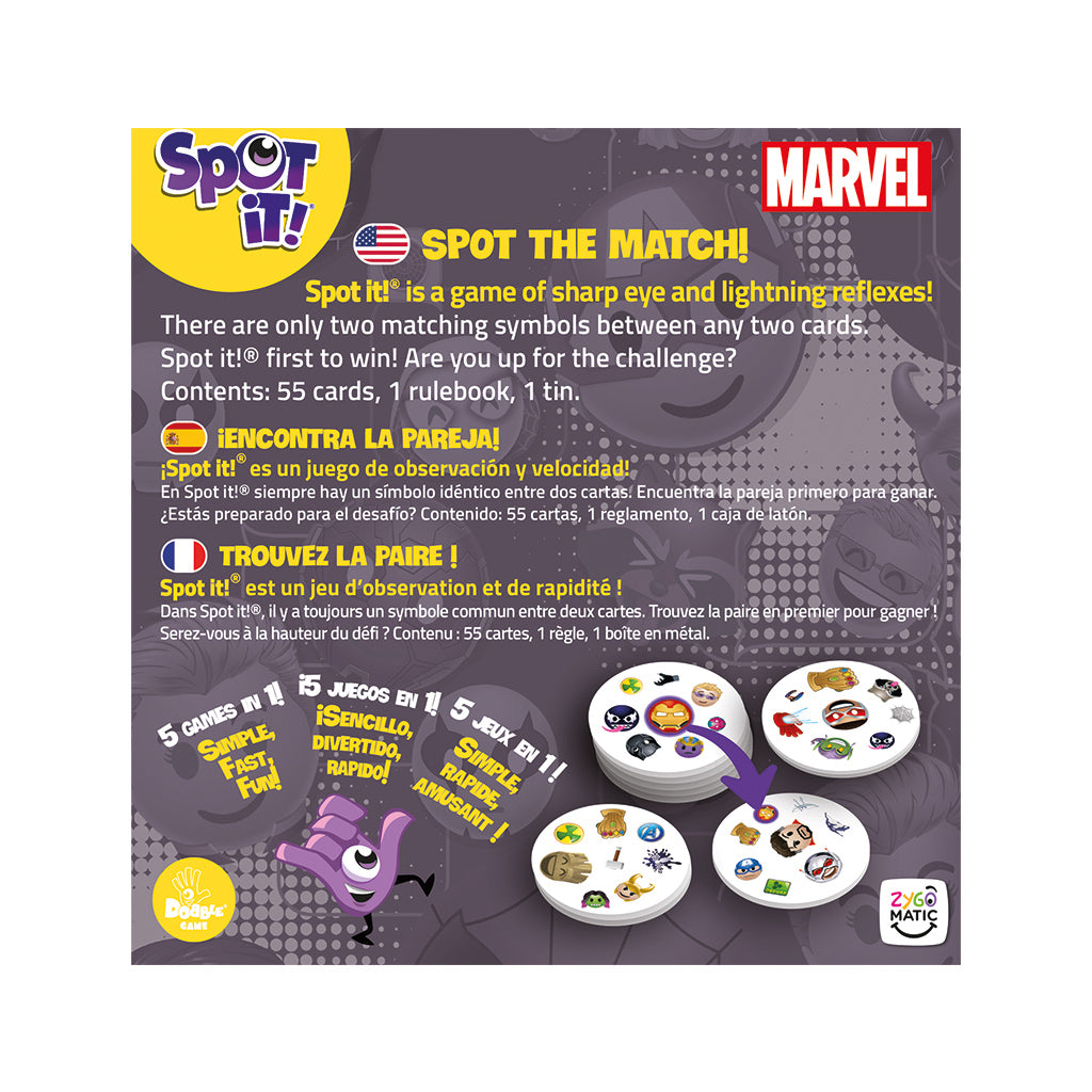 Spot it! Marvel Emoji (Eco Sleeve)