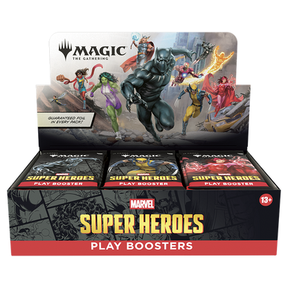 PREORDER LOCAL PICKUP Marvel Super Heroes Play Booster Display