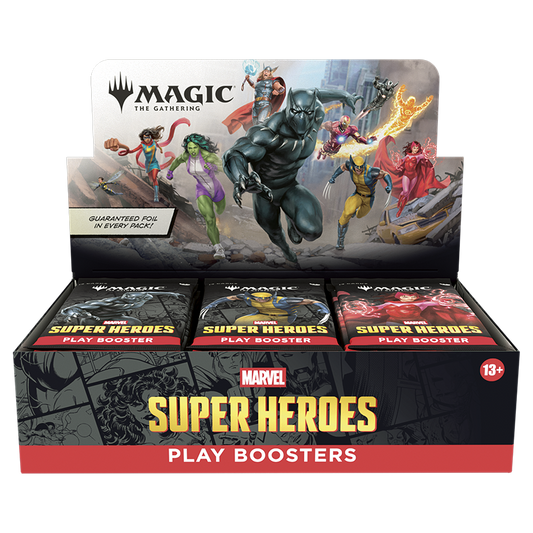 PREORDER LOCAL PICKUP Marvel Super Heroes Play Booster Display