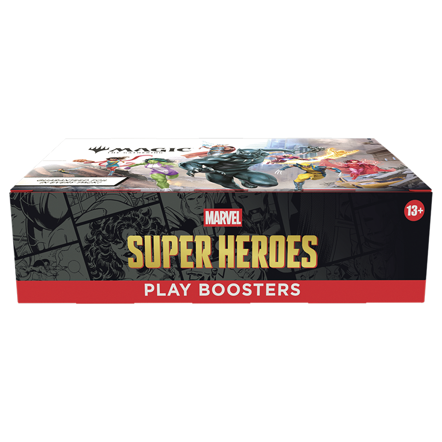 PREORDER LOCAL PICKUP Marvel Super Heroes Play Booster Display
