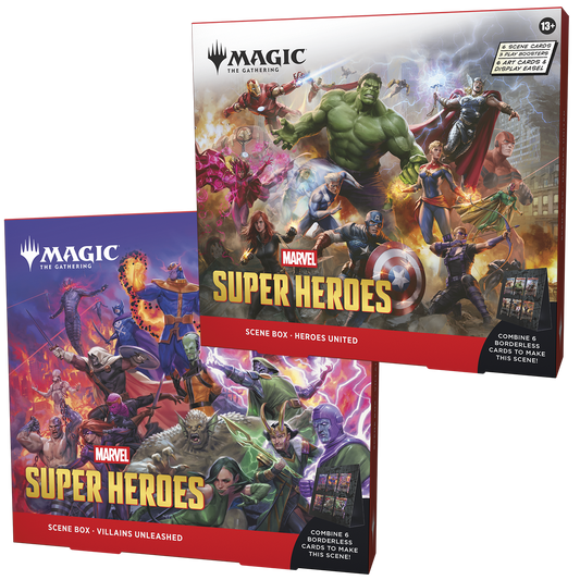 PREORDER LOCAL PICKUP Marvel Super Heroes Scene Box Bundle