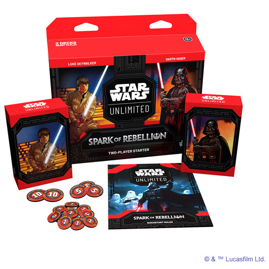 PREORDER Star Wars: Unlimited - Spark of Rebellion Two-Player Starter