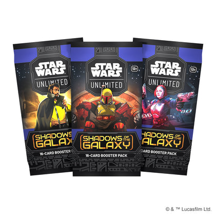 swu booster box SWU: Shadows of the Galaxy Booster Pack – Game Ogre