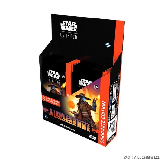 PREORDER Star Wars: Unlimited - A Lawless Time: Carbonite Booster Display