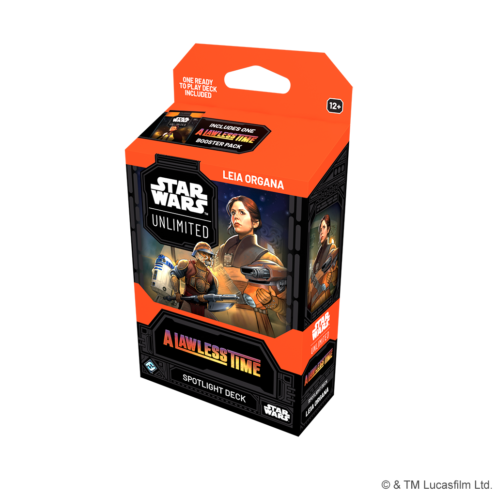 PREORDER Star Wars: Unlimited - A Lawless Time: Leia Organa Spotlight Deck
