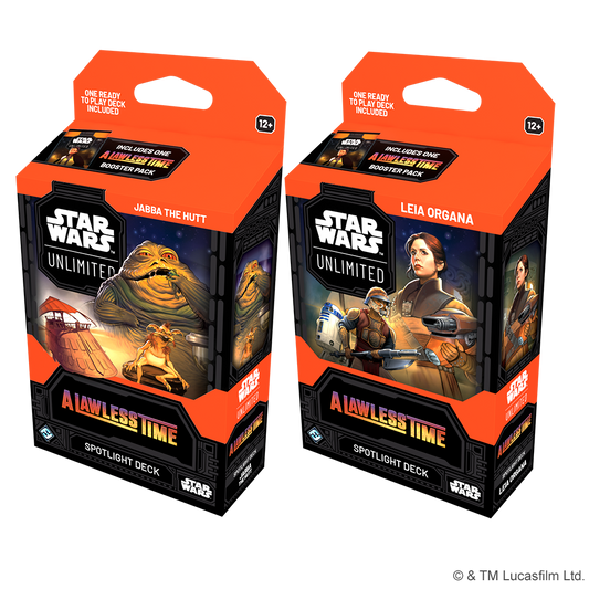 PREORDER Star Wars: Unlimited - A Lawless Time: Spotlight Deck Bundle