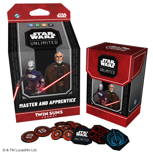 Master and Apprentice: Count Dooku and Asajj Ventress Twin Suns Deck