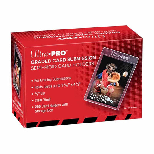 1/2" Lip Semi-Rigid Tall Card Holders (200ct)