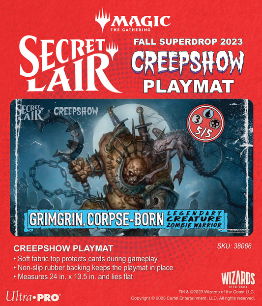 Magic the Gathering CCG: Secret Lair October 2023 Playmat Creep